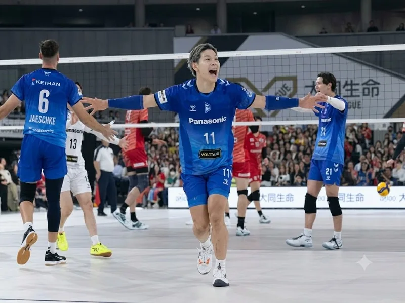 Yuji Nishida từng thi đấu cho JTEKT, Vibo Valentia và Osaka Bluteon